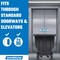 Magnum Tool Tilt Truck, 1 Cu. Yd. Covered Capacity Dump Cart with Heavy Duty 12 in Wheels (4-Pack) DUC100-12-04PK - alternate 2