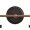 Jonathan Y July 17.5 in. 2-Light Industrial Farmhouse Metal Vanity Light, Oil Rubbed Bronze/Brass Gold JYL7427C - alternate 5