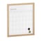 Martha Stewart Everette 18in. x 18in. Magnetic Monthly Calendar Dry Erase Board, w/Dry Erase Marker and 2 Mgnts BR-PM-MWP-4545-LN-MS - alternate 1