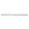 Apollo Tile Snow White 1x12 Calacatta Gold Marble Honed Pencil Liner Tile Trim 0.67 sqft/case, 10PK APLMCT884HA - alternate 1
