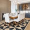 World Rug Gallery Geometric Diamond Washable Non Slip Area Rug 5 ft x 7 ft Natural WR74NATURAL5X7 - alternate 5