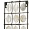 Homeroots 15" Brown And White Geometric Iron Wall Sconce Candle Holder With Candle 483932 - alternate 4