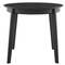 Homeroots 36" Black Rounded Dining Table 544274 - alternate 4