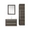 Cutler Silhouette Collection 30 in Wall Mount Bathroom Vanity - 2 Drawers With Top, Zambukka FV-ZAMBUKKA30 - alternate 3