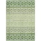 Homeroots 5' X 8' Green Sage And Ivory Geometric Washable Indoor Outdoor Area Rug 613844 - alternate 5
