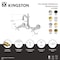 Kingston Brass Two-Handle Wall Mount Bridge Kitchen Faucet, Antique Copper KS244BEXAC - alternate 2
