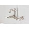 Kingston Brass Two-Handle Wall Mount Bridge Kitchen Faucet, Brushed Nickel KS2448PL - alternate 5