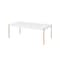 Homeroots 48" White and Gold Wood And Metal Coffee Table 490561 - alternate 3