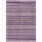 Homeroots 5' X 8' Plum And Lilac Striped Washable Indoor Outdoor Area Rug 615357 - alternate 6