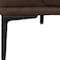 Homeroots 87" Brown Sofa With Black Legs 480933 - alternate 4