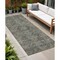 Homeroots 8' Runner Brown and Black Oriental Washable Non Skid Indoor Outdoor Runner Rug 563818 - alternate 1