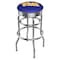 Holland Bar Stool Co 25" Chrome 2-Ring Penn State Swivel Bar Stool, Back L7C3C30Pittsb - alternate 1