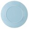 Martha Stewart 12 Piece Melamine Embossed Dots Dinnerware Set in Blue 135392.12 - alternate 4