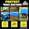 Boen All Purpose Tarp, 10 ft x 16 ft, 5 Mil, Blue, Polyethylene BT-1016 - alternate 7