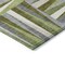 Homeroots 9' X 12' Green Gray And Ivory Geometric Washable Indoor Outdoor Area Rug 598266 - alternate 4