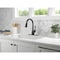 Delta Leland Single Handle Pull-Down Kitchen Faucet With ShieldSpray Technology 9178-BL-DST - alternate 4