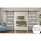 Sartodoors Sturdy Double Barn Door with Black Solid Core Modern Interior QUADRO4113DB-SS-36 - alternate 1