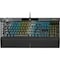 Corsair K100 RGB Mechanical Gaming Keyboard, Backlit RGB LED, CHERRY MX SPEED, Black, Black PBT CH-912A014-NA - alternate 10