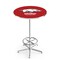 Holland Bar Stool Co 42" Chrome Arkansas Pub Table, 36" dia. Top L216C4236ArknUn - alternate 1