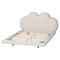 Baxton Studio Barrera Floating Platform Bed with Scalloped Headboard, King 262-14355-ZORO - alternate 5