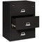 Fireking 25-3/16" W 3 Drawer Fire-Resistant Lateral File Cabinet, Black, Letter/Legal 3-3122-CBL - alternate 2