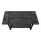Homeroots 47" Black Coffee Table With Shelf 489960 - alternate 7