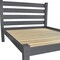 Homeroots Gray Solid Wood Full Bed Frame 546752 - alternate 4