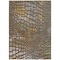 Homeroots 9' X 12' Copper Gold And Brown Abstract Washable Indoor Outdoor Area Rug 596816 - alternate 4