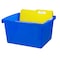 Storex 4 Gallon Storage Bin with Lid, Blue 61412U06C - alternate 5