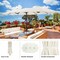Pure Garden 15 Ft Double Patio Umbrella, Beige 50-LG1283 - alternate 8