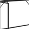 Homeroots 40" Black Wood and Stainless Steel Computer Desk 723732 - alternate 4