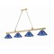 Z-Lite Cordon Heritage Brass 4 Light Billiard 2306-4HBR-ARDB - alternate 3