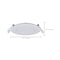 Satco 8/12W LED Direct Wire Downlight 27K/3K/35K/4K/5K CCT Remote Driver 4in. Rnd Flat Face Dual Dimming S11690 - alternate 6