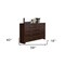 Homeroots 59" Brown Solid and Manufactured Wood Eight Drawer Double Dresser 490470 - alternate 5