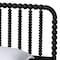 Baxton Studio Lucera Mid-Century Black Twin Size 5-Piece Bobbin Bedroom Set 257-14012-14128-14125-14122-14122-ZORO - alternate 4