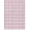 Homeroots 10' X 14' Pink And Gray Plaid Washable Indoor Outdoor Area Rug 595510 - alternate 3