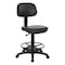 Office Star Products DC Series Sculptured Vinyl Drafting Chair, Black DC517V - alternate 1
