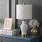 Jonathan Y Chi 21" Ceramic/Iron Modern Classic LED Table Lamp, White JYL6605A - alternate 5