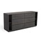 Homeroots 63" Grey Solid Wood Six Drawer Double Dresser 473121 - alternate 3