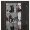 Homeroots 50in Gray and Silver Wood And Glass Curio Cabinet With Two Doors And One Drawer 366219 - alternate 3