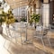 Flash Furniture Commercial Aluminum Restaurant Stack Chair w/ Arms, PK4 4-TLH-017B-GG - alternate 10