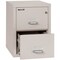 Fireking 2 Drawer, 1 Hr Fire & impact rated, 25" depth Letter Platinum 2-1825-CPL - alternate 2