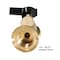 Everflow FIP Inletx3/4" MHT Outlet Quarter Turn Sillcock Hose Bibb 3/4" 47342-NL - alternate 4