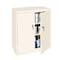 Steel Cabinets Usa Counter Height Storage Cabinet, 42 in H, 36 in W, 18 in D, Putty, 2 Shelves ABL-364-P - alternate 1