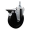 Service Caster 5 Inch Soft Rubber 38 Inch Threaded Stem Caster with Brake SCC-TS20S514-SRS-PLB-381615 - alternate 1