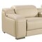 Homeroots 169" Beige Italian Leather Reclining USB Sofa 632882 - alternate 3