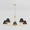 Hudson Valley Lighting Burghley Chandelier in Aged Brass/Distressed Bronze by Mark D. Sikes MDS2000-AGB/DB - alternate 5