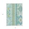 Homeroots 8' X 10' Mint Green Blue And Ivory Aztec Washable Indoor Outdoor Area Rug 598481 - alternate 6