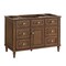 James Martin Vanities Lorelai 48" Sgl Vanity, Mid-Century Walnut, w/3 CM Siberian Silestone Top w/FreePower WirelessCharger 424-V48-WLT-FSFR - alternate 7