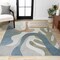 Jonathan Y Algae Abstract Glam Botanical Machine-Washable Cream/Multi 3 ft. x 5 ft. Area Rug WSH301A-3 - alternate 4